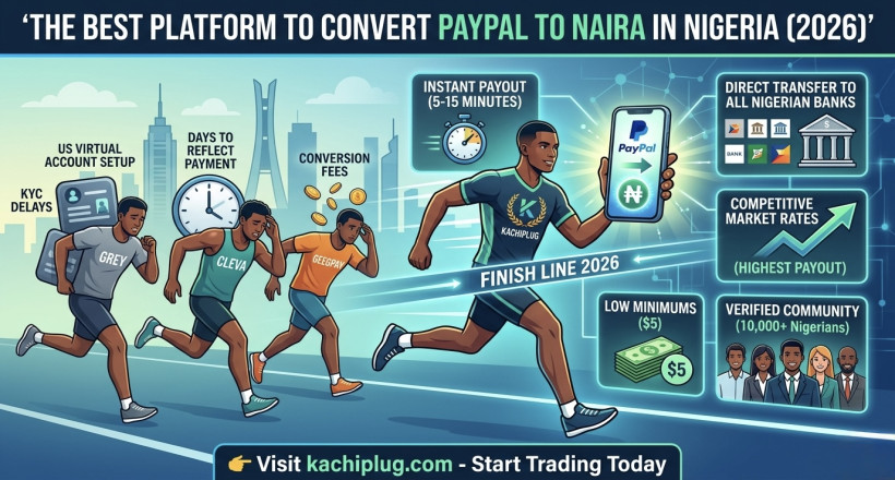 How to Convert PayPal to Naira in Nigeria (2026) — KachiPlug Beats Grey, Cleva and Geegpay
