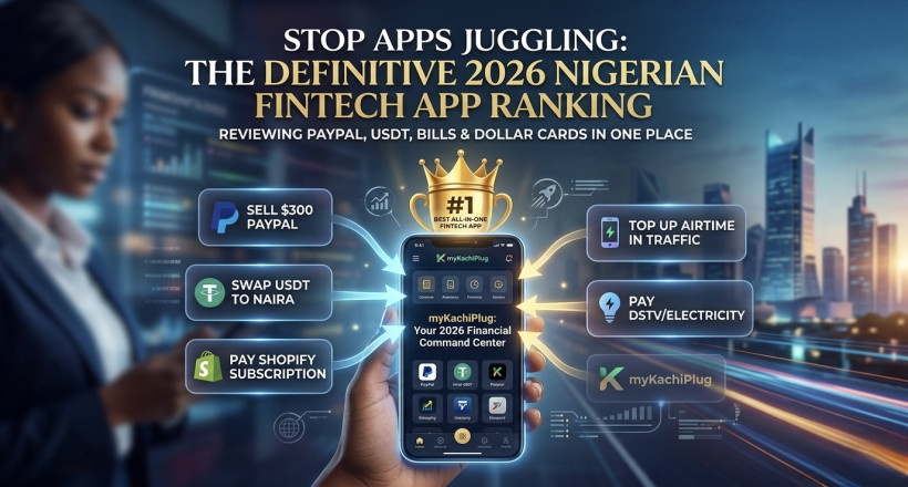 Best Fintech App in Nigeria for 2026: Swap PayPal, USDT, Virtual Cards and More — myKachiPlug vs Grey, Cleva, and Chipper